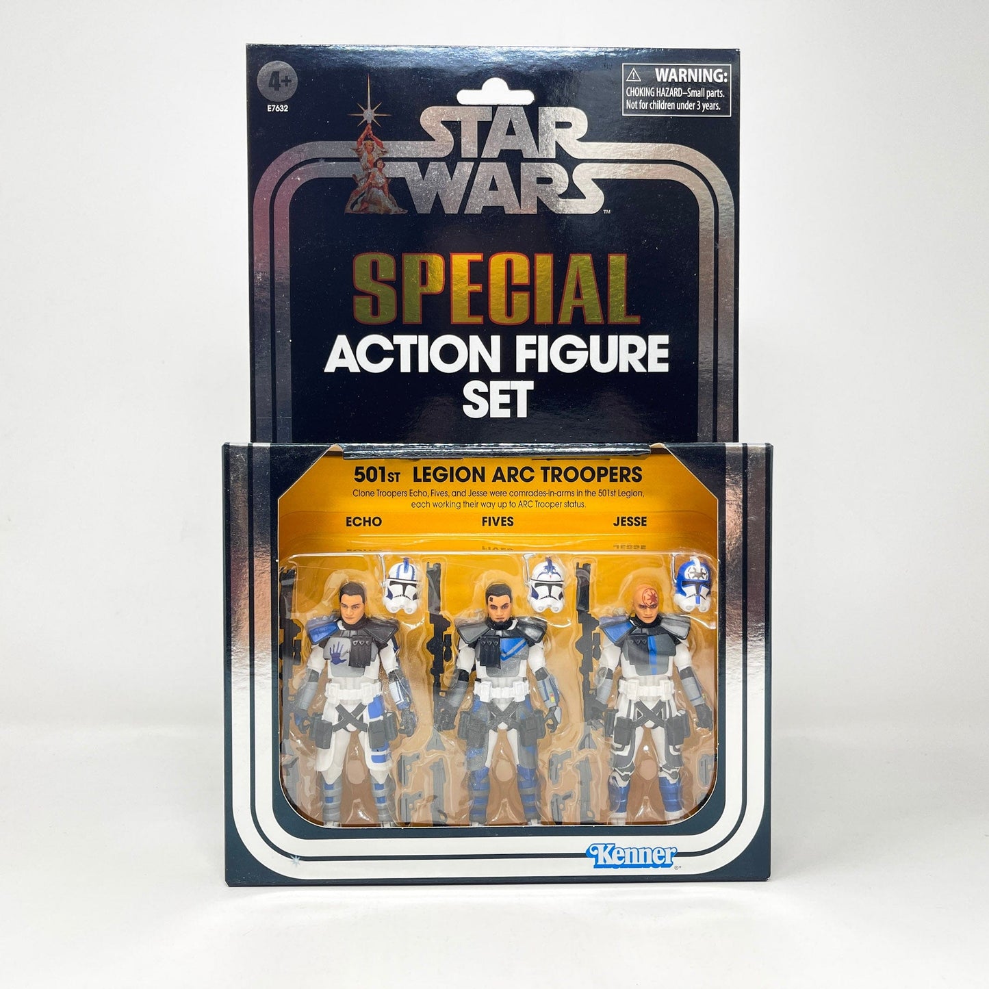 Vintage Hasbro Star Wars Vintage Collection Carded VC 501st Legion ARC Troopers Set (2020) Pulse Excl. - The Vintage Collection Special Action Figure 3-Pack