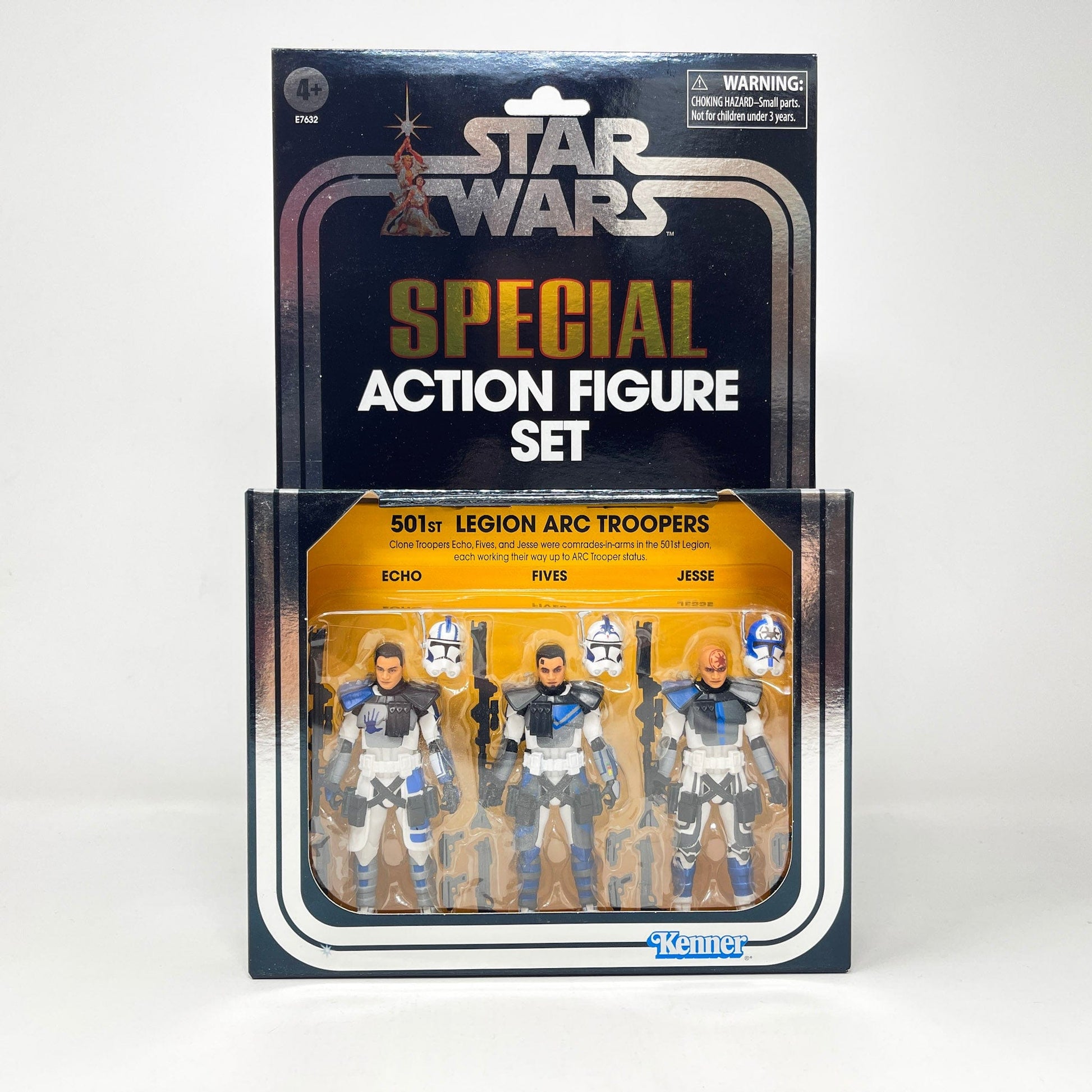 Vintage Hasbro Star Wars Vintage Collection Carded VC 501st Legion ARC Troopers Set (2020) Pulse Excl. - The Vintage Collection Special Action Figure 3-Pack