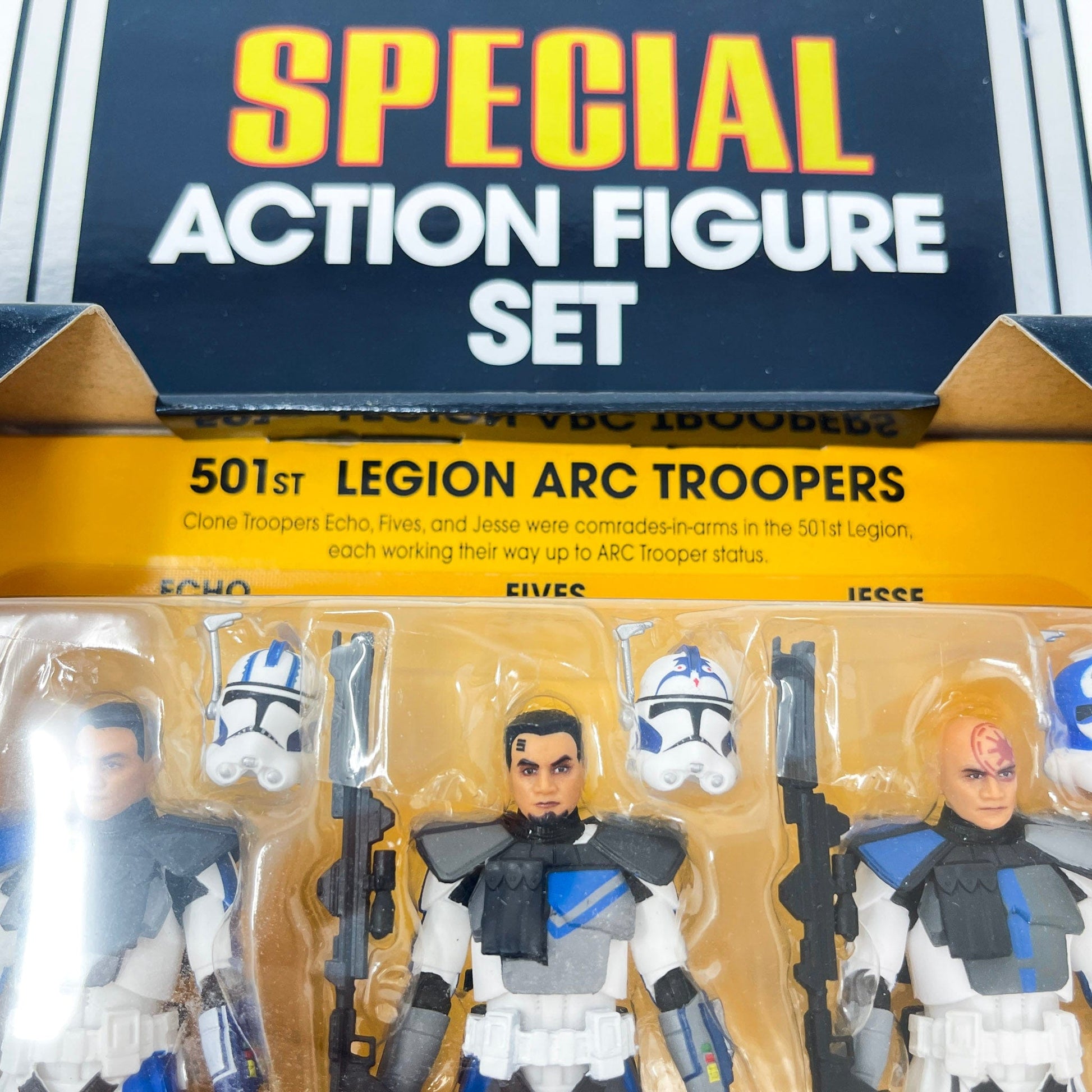 Vintage Hasbro Star Wars Vintage Collection Carded VC 501st Legion ARC Troopers Set (2020) Pulse Excl. - The Vintage Collection Special Action Figure 3-Pack