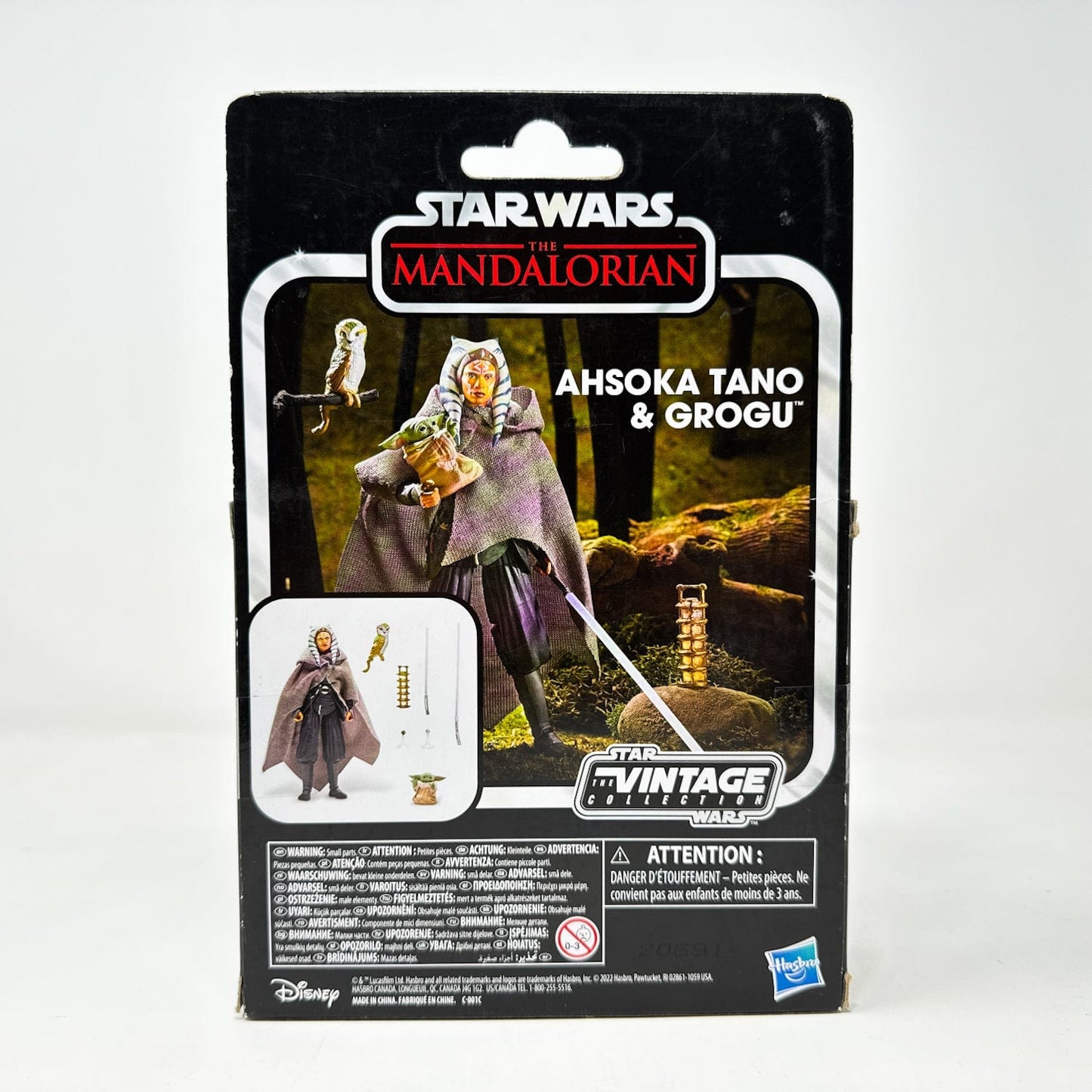 Vintage Hasbro Star Wars Vintage Collection Carded VC Ahsoka Tano & Grogu with Morai (Deluxe) - The Vintage Collection Hasbro Star Wars Figure