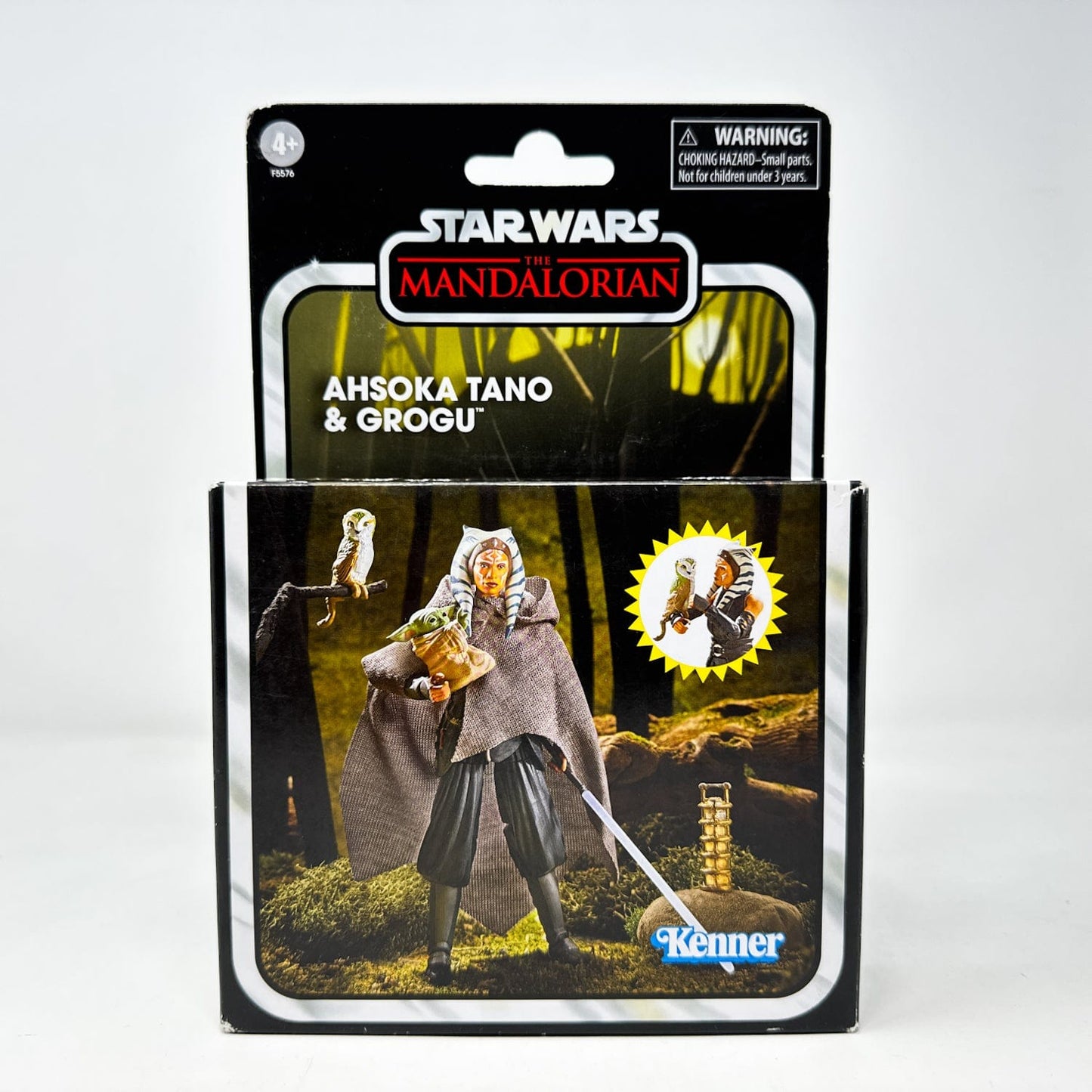 Vintage Hasbro Star Wars Vintage Collection Carded VC Ahsoka Tano & Grogu with Morai (Deluxe) - The Vintage Collection Hasbro Star Wars Figure