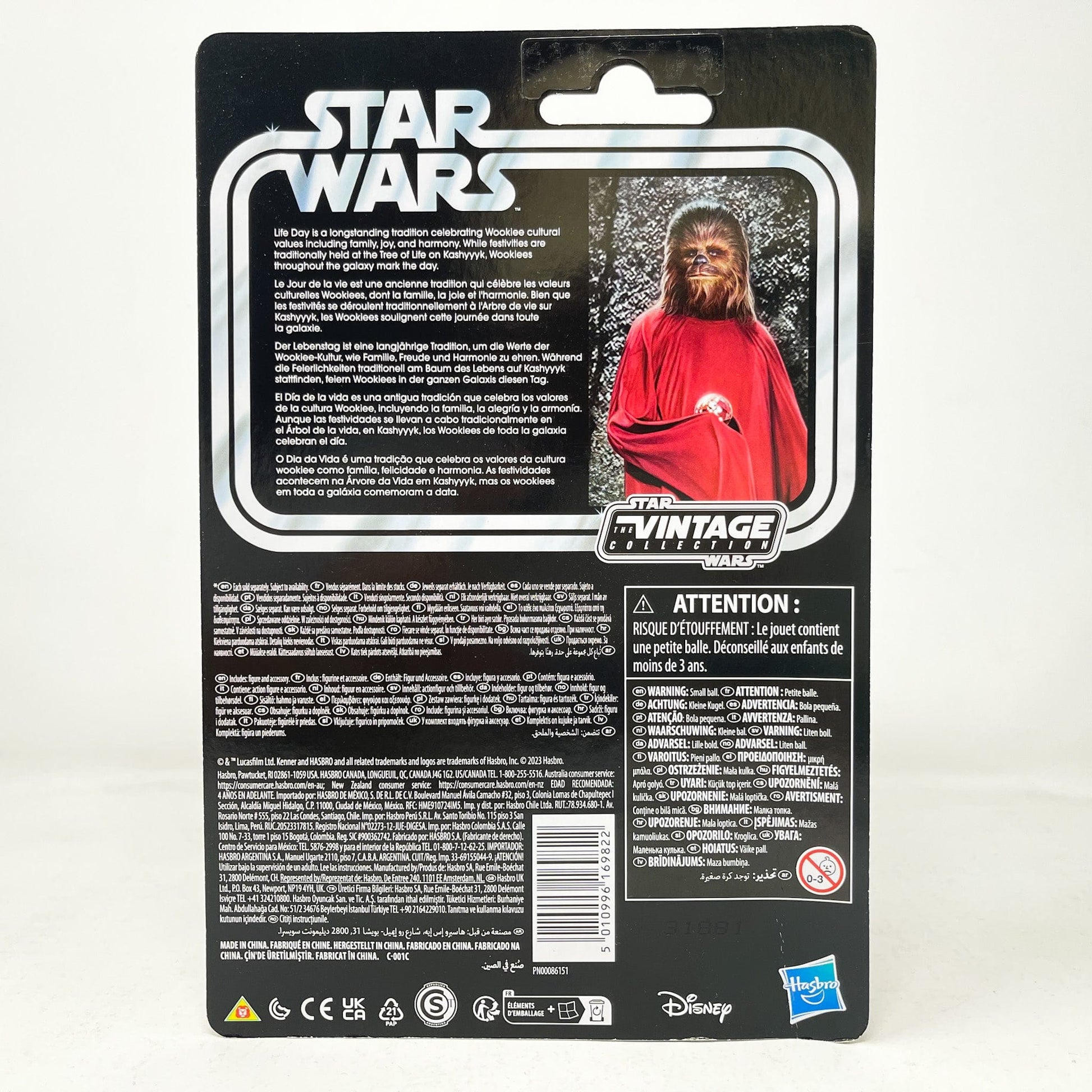 Vintage Hasbro Star Wars Vintage Collection Carded VC Chewbacca (Life Day) - The Vintage Collection Hasbro Star Wars