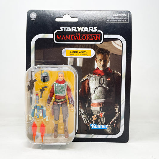 Vintage Hasbro Star Wars Vintage Collection Carded VC Cobb Vanth (Mandalorian Armor) - The Vintage Collection Hasbro Star Wars