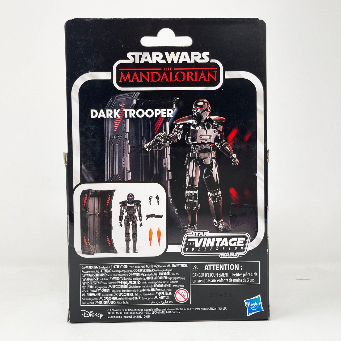 Vintage Hasbro Star Wars Vintage Collection Carded VC Dark Trooper (The Mandalorian) - Deluxe (2022) - The Vintage Collection