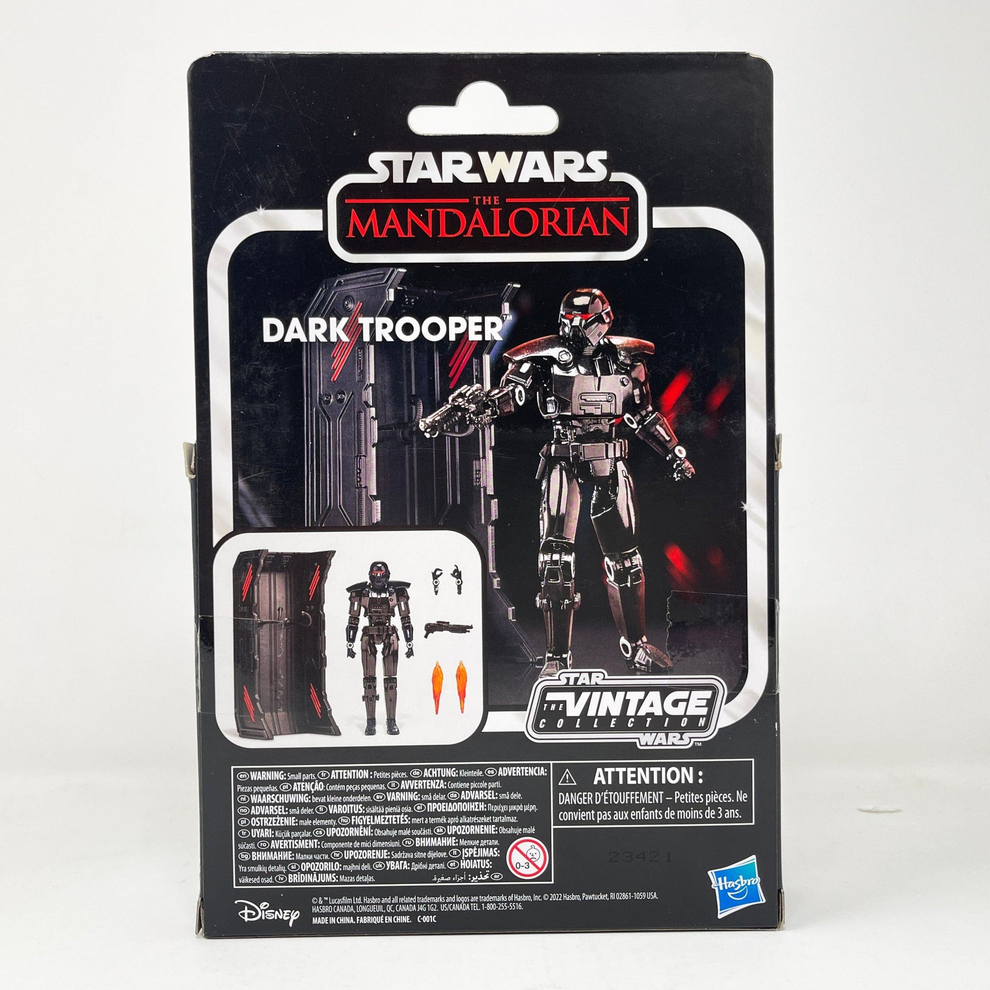 Vintage Hasbro Star Wars Vintage Collection Carded VC Dark Trooper (The Mandalorian) - Deluxe (2022) - The Vintage Collection