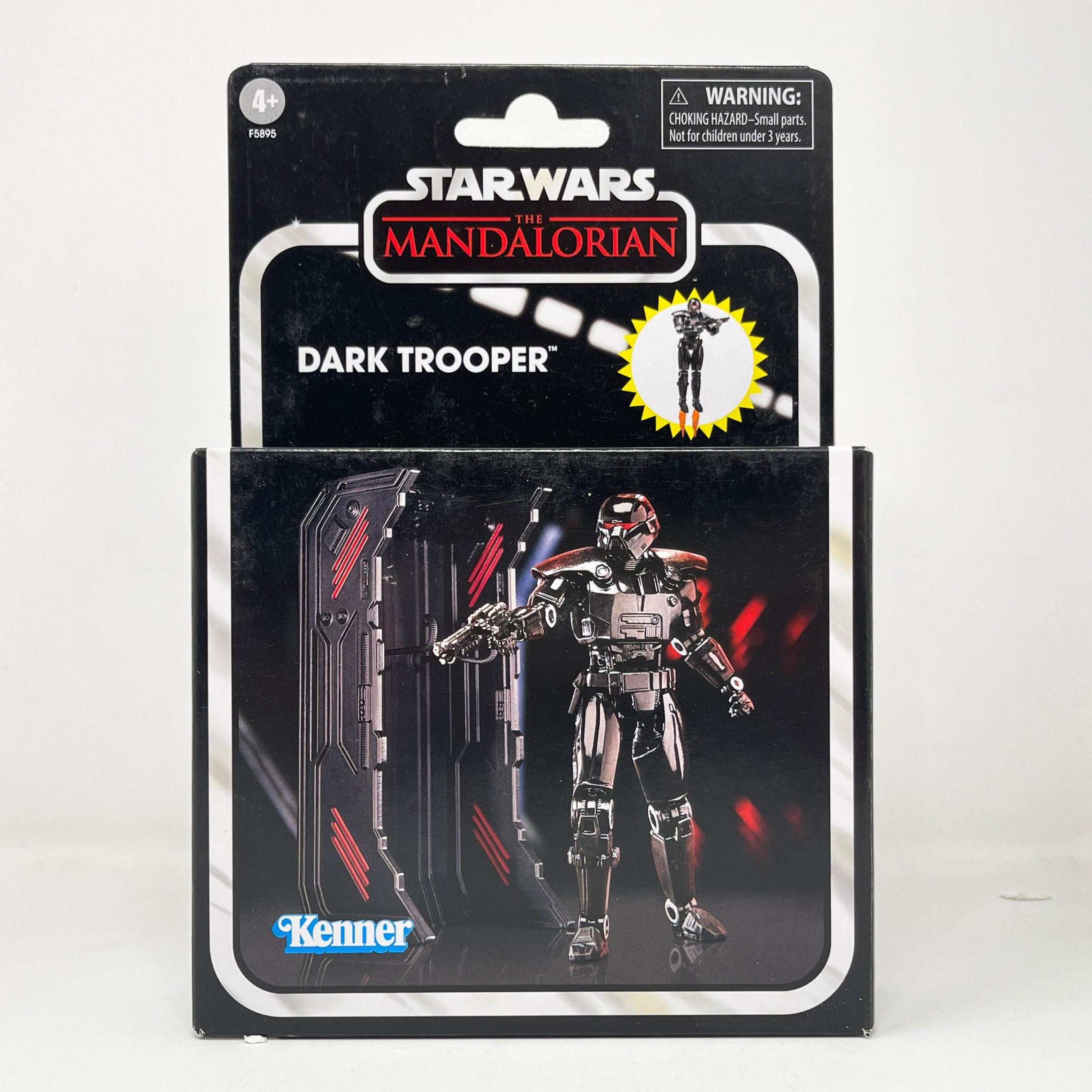 Star Wars Hasbro The Vintage Collection - Action Figure Dark Trooper 9,5 Cm Da The Mandalorian