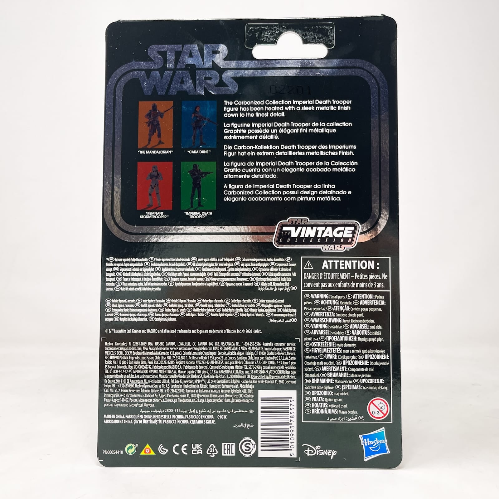 Vintage Hasbro Star Wars Vintage Collection Carded VC Imperial Death Trooper Carbonized - The Vintage Collection