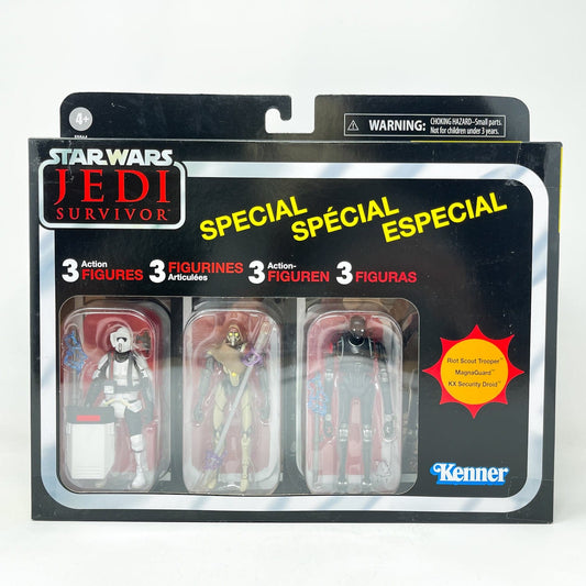 Vintage Hasbro Star Wars Vintage Collection Carded VC Jedi Survivor Special 3 Pack - The Vintage Collection Multipack