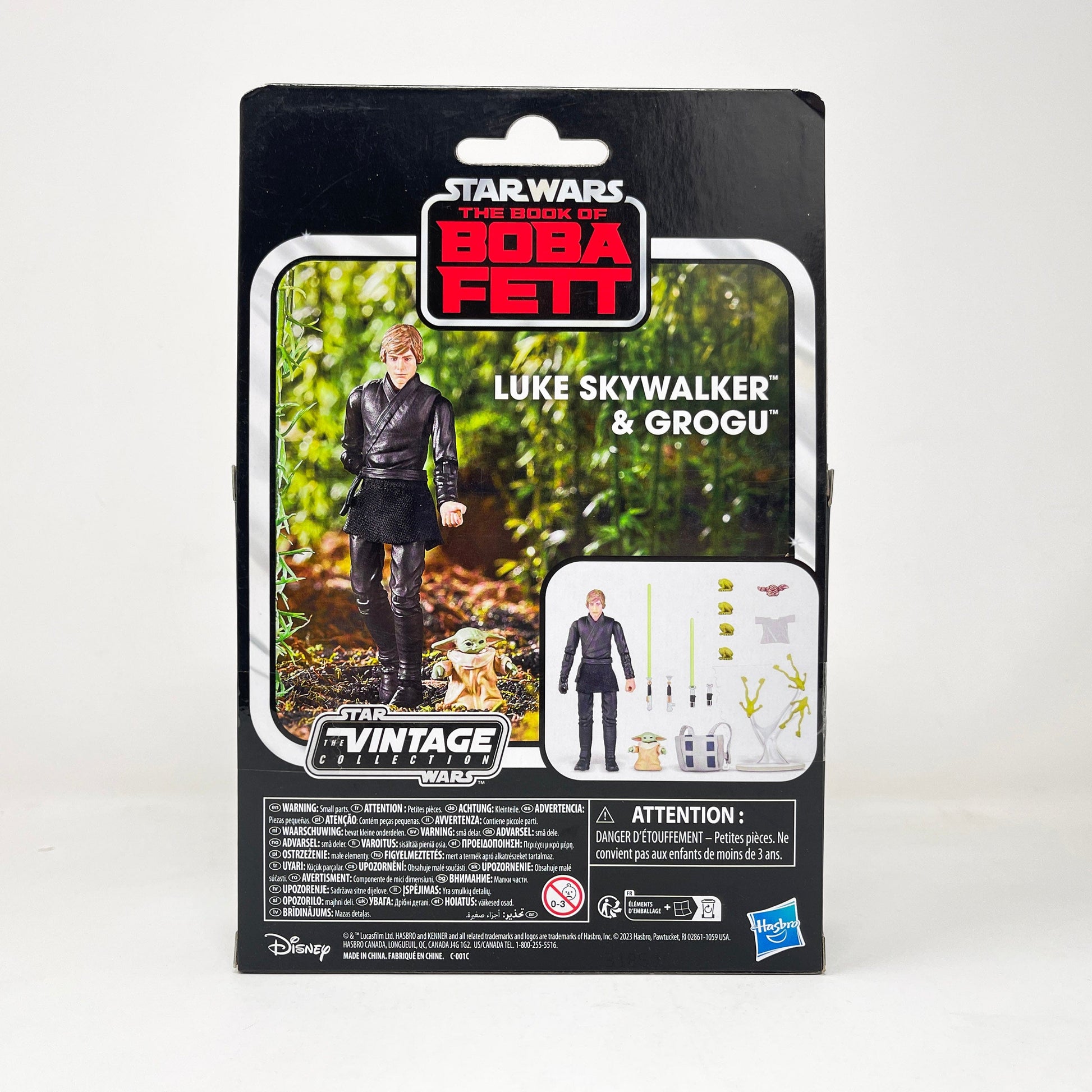 Vintage Hasbro Star Wars Vintage Collection Carded VC Luke Skywalker and Grogu - BOBF - Deluxe (2023) - The Vintage Collection
