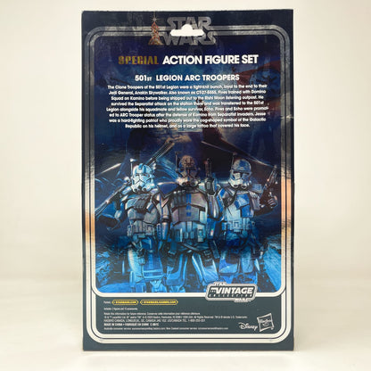 Vintage Hasbro Star Wars Vintage Collection Carded VC Multipack 501st Legion ARC Troopers Set (2020) Pulse Excl. - The Vintage Collection Special Action Figure 3-Pack