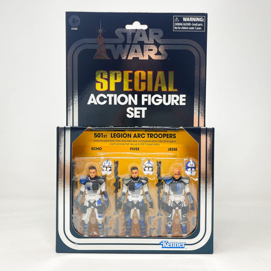 Vintage Hasbro Star Wars Vintage Collection Carded VC Multipack 501st Legion ARC Troopers Set (2020) Pulse Excl. - The Vintage Collection Special Action Figure 3-Pack
