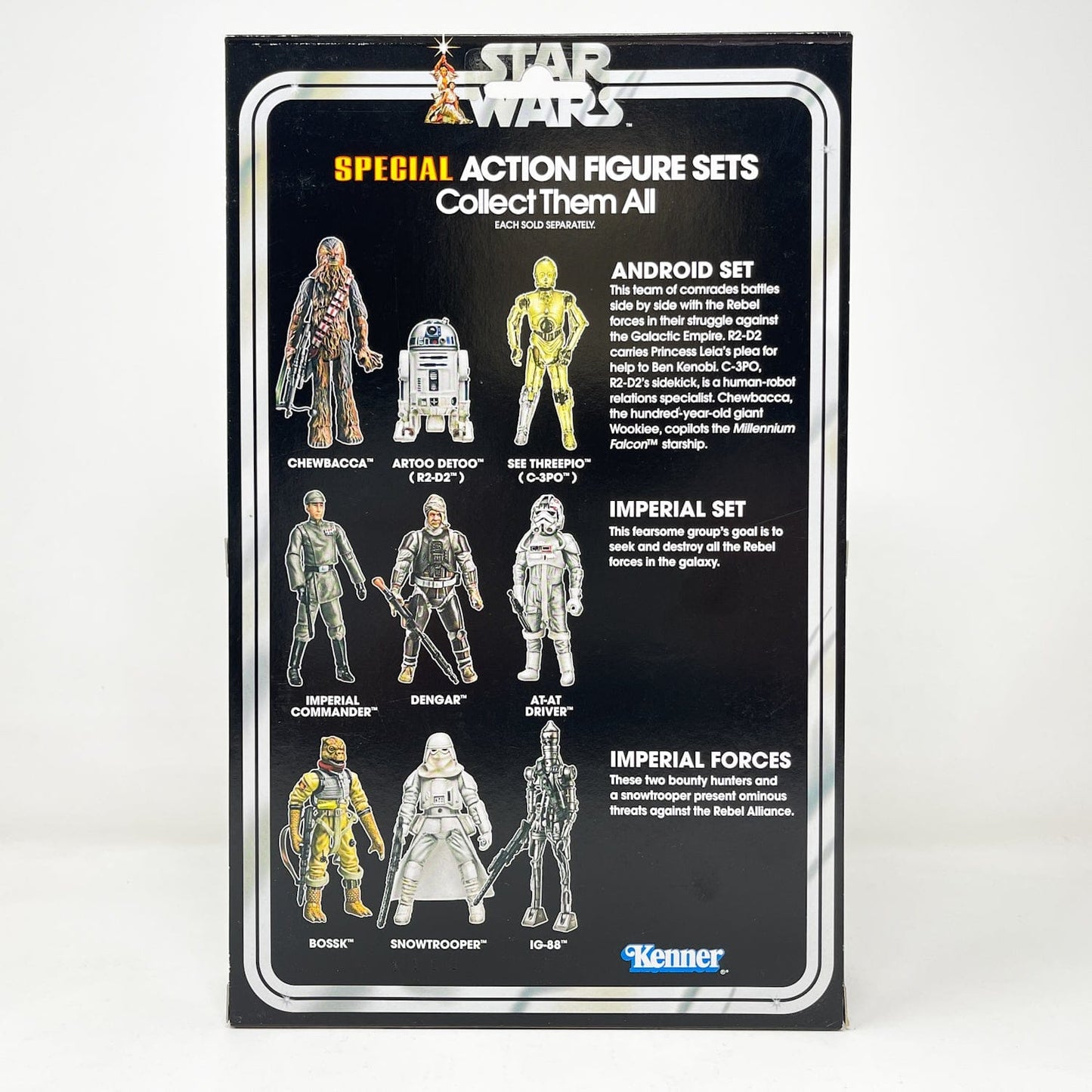 Vintage Hasbro Star Wars Vintage Collection Carded VC Multipack - Android Set - C-3PO, R2-D2, Chewbacca (2011) - Hasbro Vintage Collection Special Action Figure Set