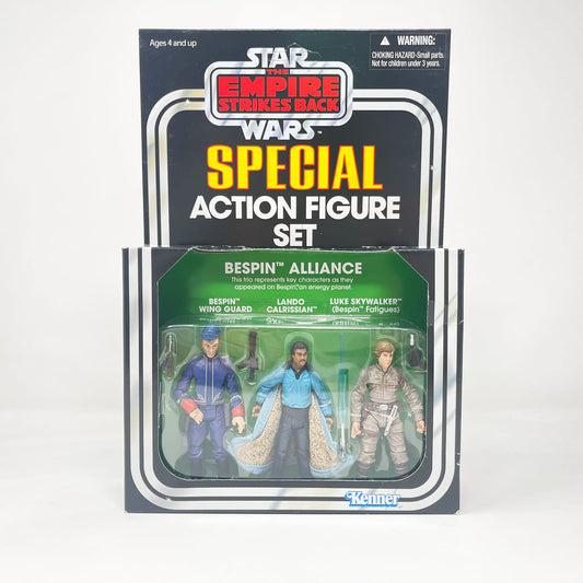 Vintage Hasbro Star Wars Vintage Collection Carded VC Multipack - Bespin Alliance Bespin Guard, Lando Calrissian, Luke Bespin  - Hasbro Vintage Collection (2010)