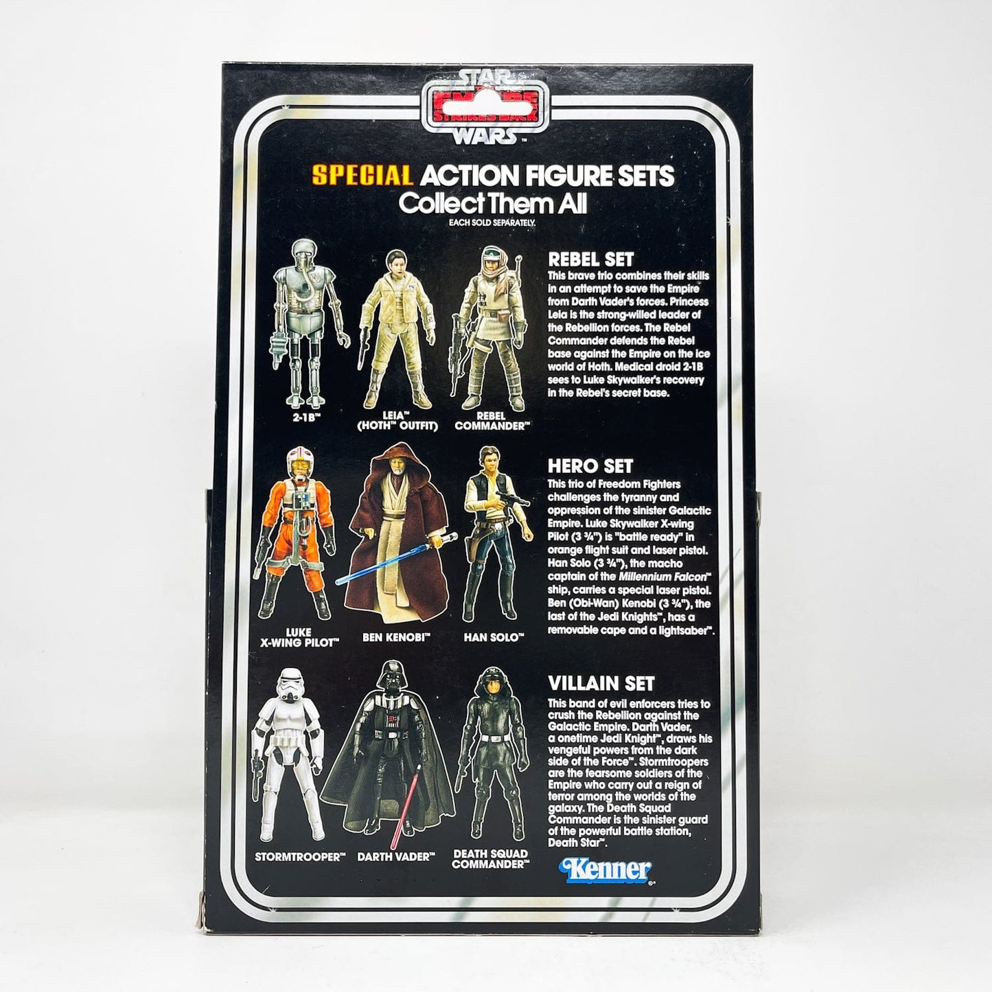 Vintage Hasbro Star Wars Vintage Collection Carded VC Multipack - Rebel Set - 2-1B, Leia Hoth, Rebelk Commander - Hasbro Vintage Collection Special Action Figure Set