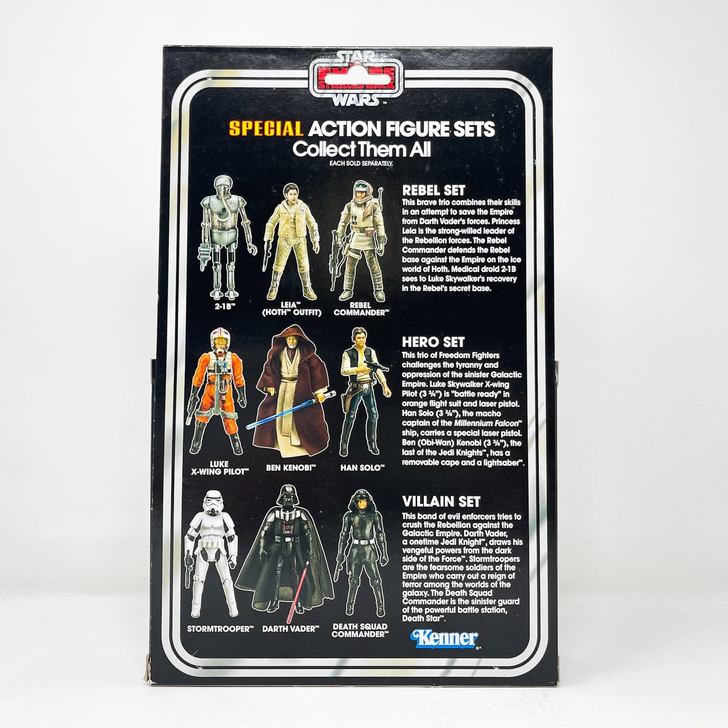 Vintage Hasbro Star Wars Vintage Collection Carded VC Multipack - Rebel Set - 2-1B, Leia Hoth, Rebelk Commander - Hasbro Vintage Collection Special Action Figure Set