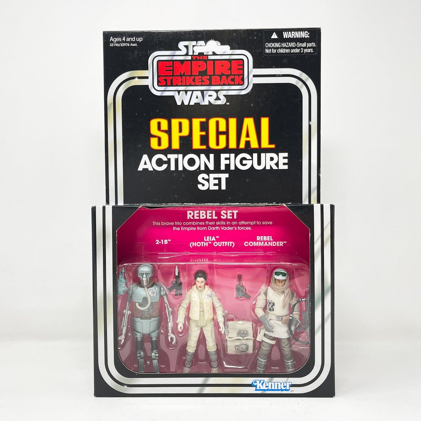 Vintage Hasbro Star Wars Vintage Collection Carded VC Multipack - Rebel Set - 2-1B, Leia Hoth, Rebelk Commander - Hasbro Vintage Collection Special Action Figure Set
