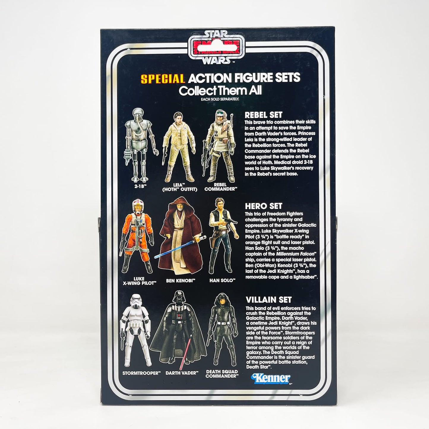 Vintage Hasbro Star Wars Vintage Collection Carded VC Multipack - Rebel Set - 2-1B, Leia Hoth, Rebelk Commander - Hasbro Vintage Collection Special Action Figure Set