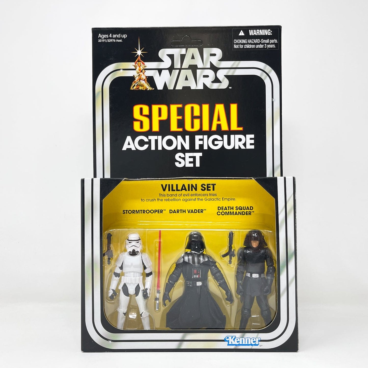 Vintage Hasbro Star Wars Vintage Collection Carded VC Multipack - Villain Set - Darth Vader, Stormtrooper, DSC - Hasbro Vintage Collection (2011)