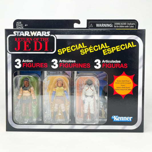 Vintage Hasbro Star Wars Vintage Collection Carded VC Skiff Guards Set - Vizam - Vedain - Brock Starsher - Hasbro The Vintage Collection Star Wars Special Action Figure Set