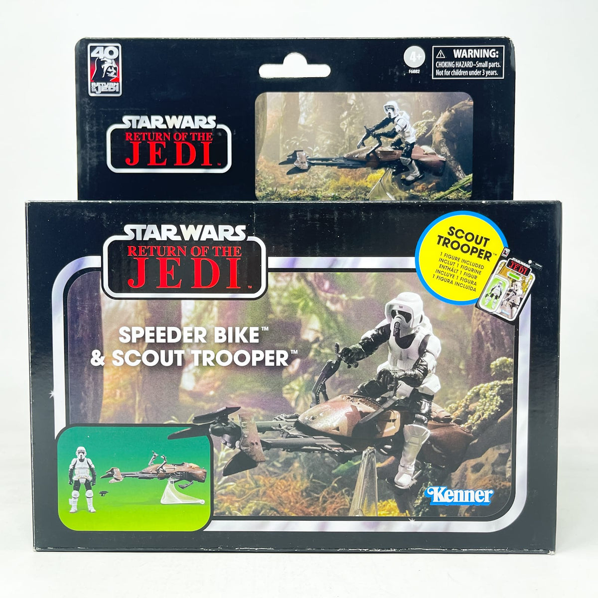 Vintage Hasbro Star Wars Vintage Collection Carded VC Speeder Bike & ROTJ Scout Trooper (Deluxe) - Hasbro Vintage Collection (2023)