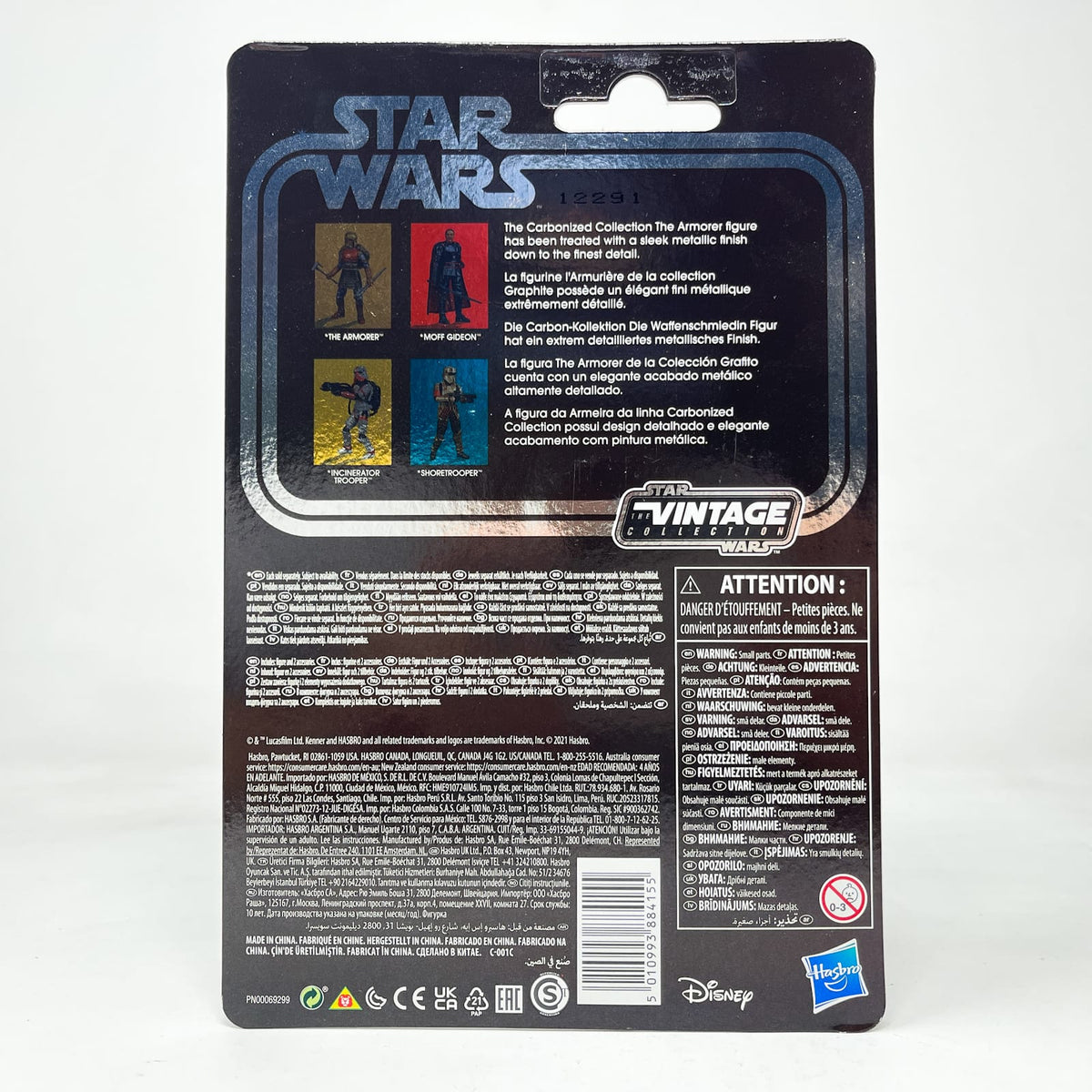 Vintage Hasbro Star Wars Vintage Collection Carded VC The Armorer Carbonized - The Vintage Collection