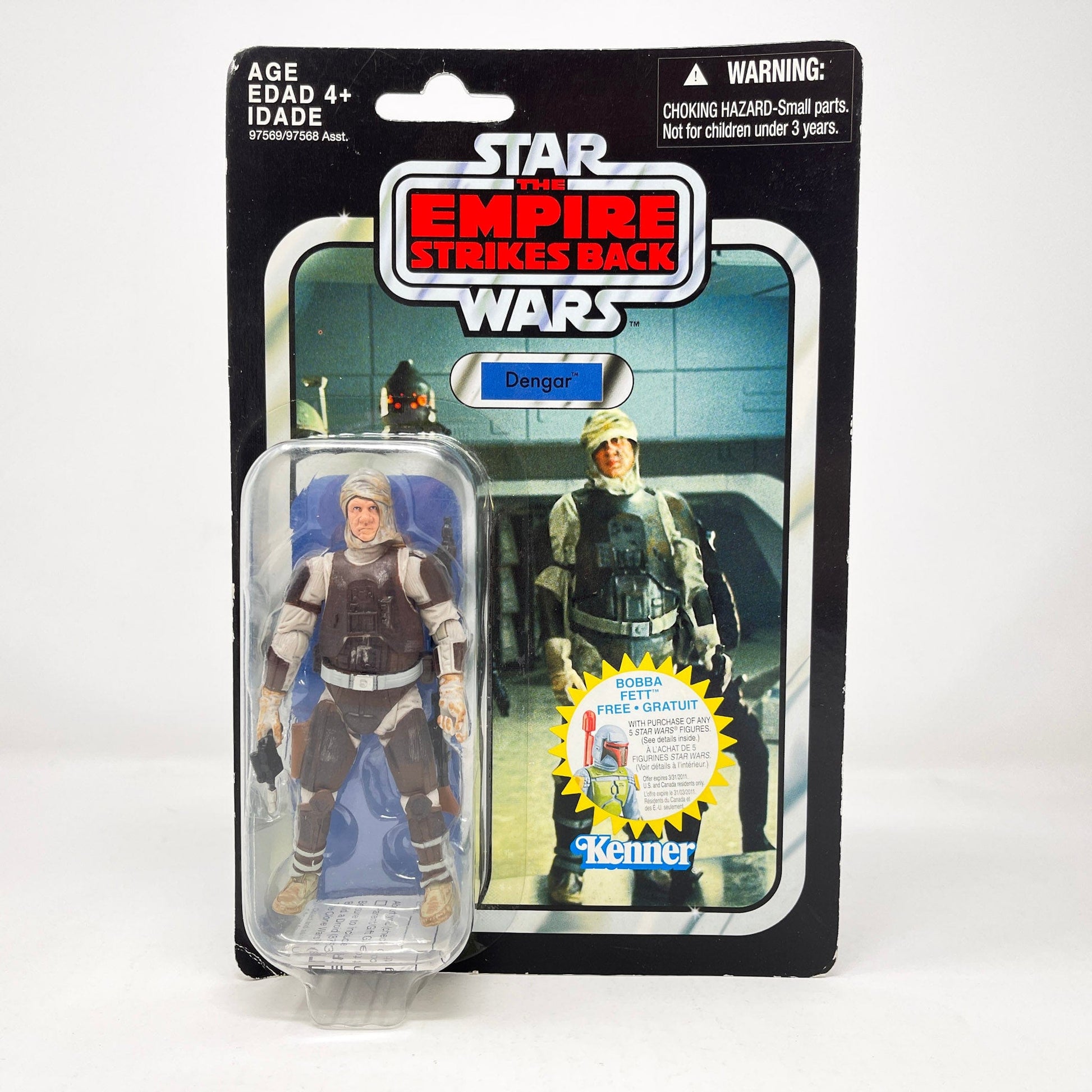 Vintage Hasbro Star Wars Vintage Collection Carded VC001 Dengar (ESB) 2010 - Canadian Error Offer - The Vintage Collection