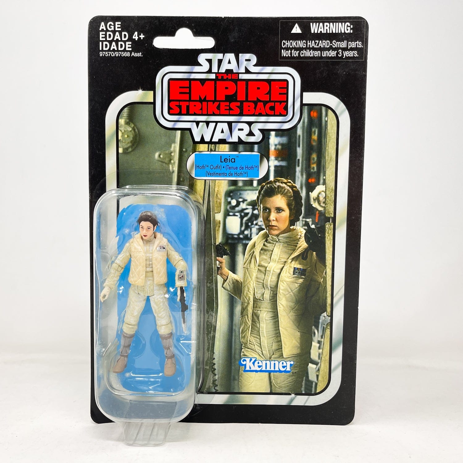 Vintage Hasbro Star Wars Vintage Collection Carded VC002 Leia - Hoth Outfit (Canadian Cardback) 2010 - The Vintage Collection Hasbro