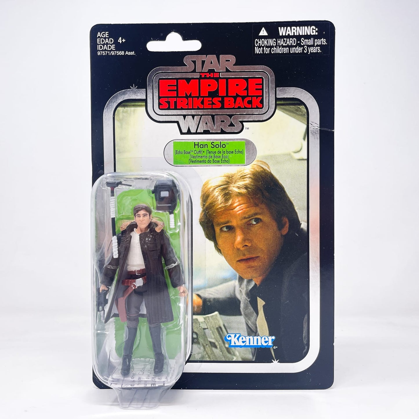 Vintage Hasbro Star Wars Vintage Collection Carded VC003 Han Solo (Echo Base) Foil - Canadian - Hasbro Vintage Collection Hasbro (2010)