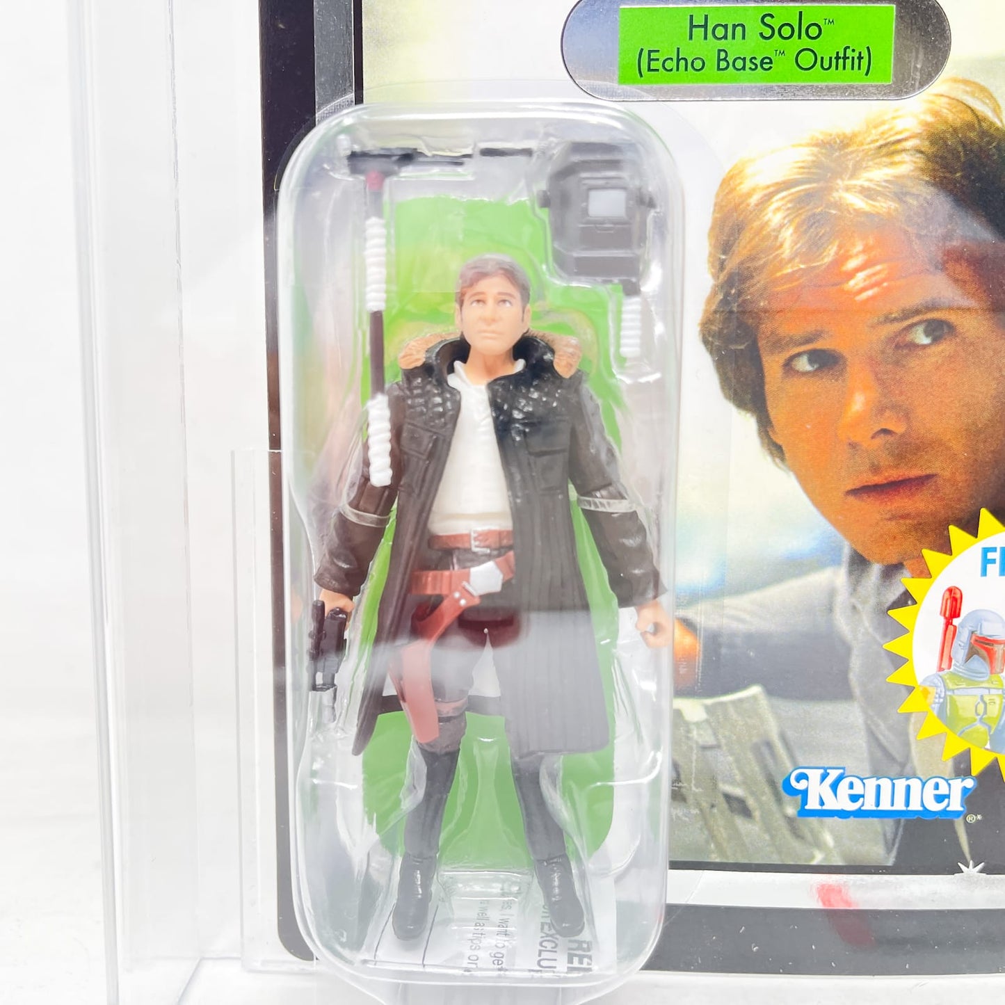 Vintage Hasbro Star Wars Vintage Collection Carded VC003 Han Solo (Echo Base) FOIL GRADED AFA 9.0 - Hasbro Vintage Collection (2010)