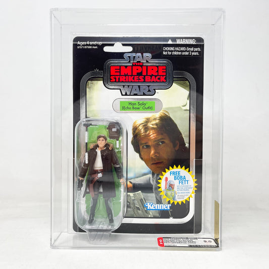 Vintage Hasbro Star Wars Vintage Collection Carded VC003 Han Solo (Echo Base) FOIL GRADED AFA 9.0 - Hasbro Vintage Collection (2010)