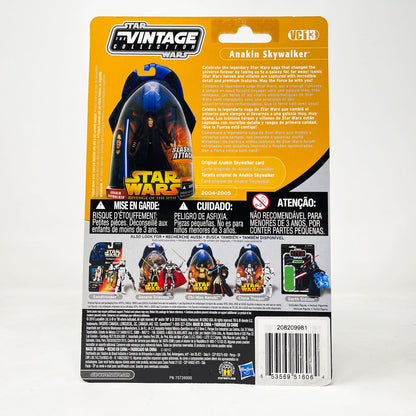 Vintage Hasbro Star Wars Vintage Collection Carded VC013 Anakin Skywalker FOIL - ROTS (2010) Canadian - The Vintage Collection (2010)