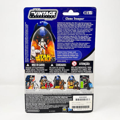 Vintage Hasbro Star Wars Vintage Collection Carded VC015 Clone Trooper - ROTS (2010) Canadian w/ Boba Fett Offer - The Vintage Collection
