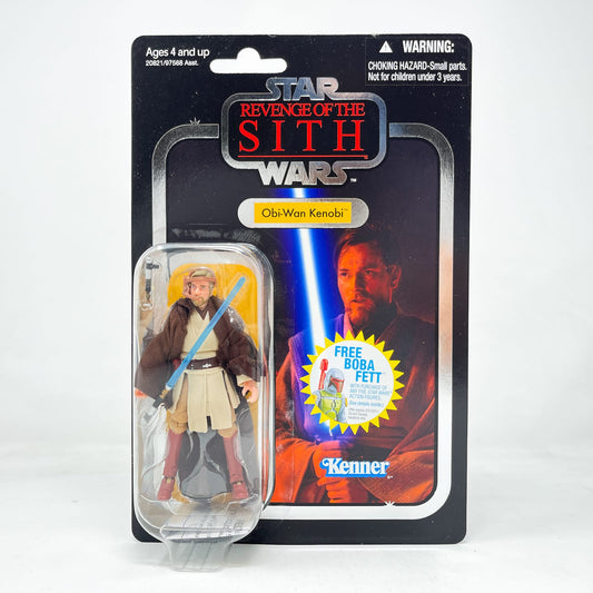 Vintage Hasbro Star Wars Vintage Collection Carded VC016 Obi Wan Kenobi (ROTS) Foil Variant - 2010 - The Vintage Collection