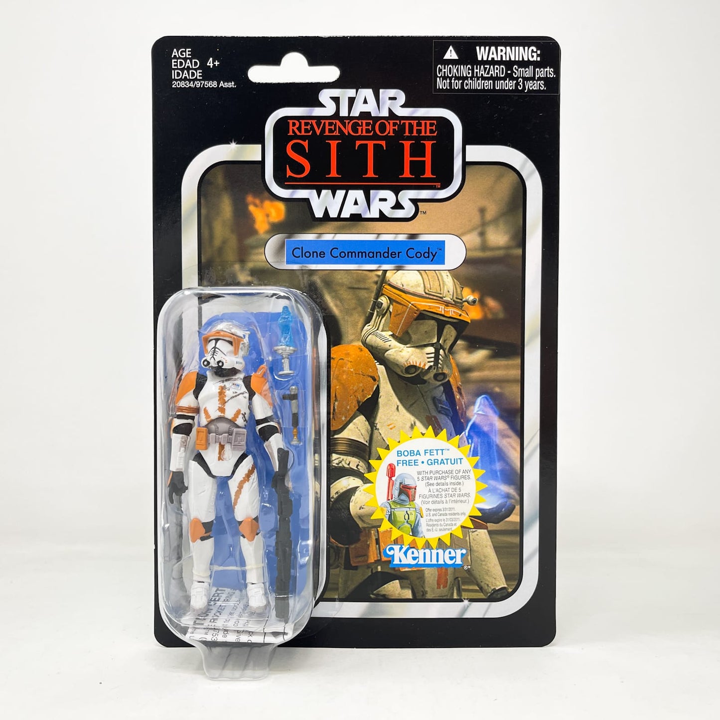 Vintage Hasbro Star Wars Vintage Collection Carded VC019 Clone Commander Cody 2010 - Canadian Fett Offer - Hasbro Vintage Collection