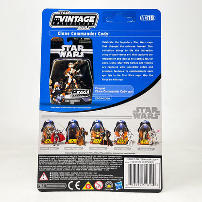 Vintage Hasbro Star Wars Vintage Collection Carded VC019 Clone Commander Cody (2010) - The Vintage Collection