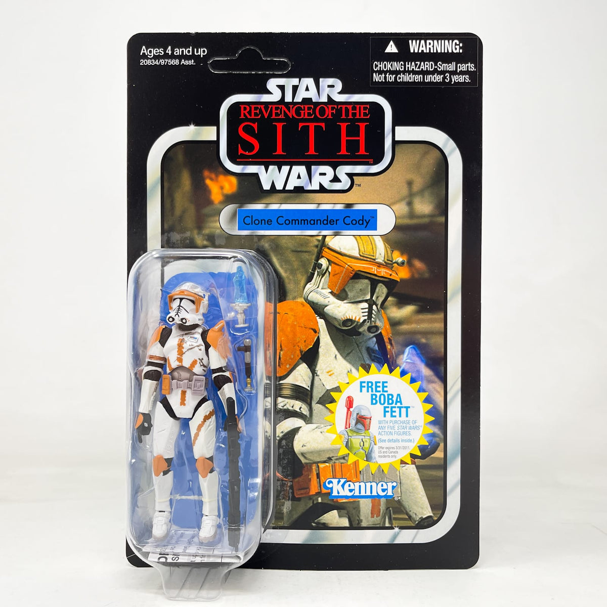 Vintage Hasbro Star Wars Vintage Collection Carded VC019 Clone Commander Cody (2010) - The Vintage Collection
