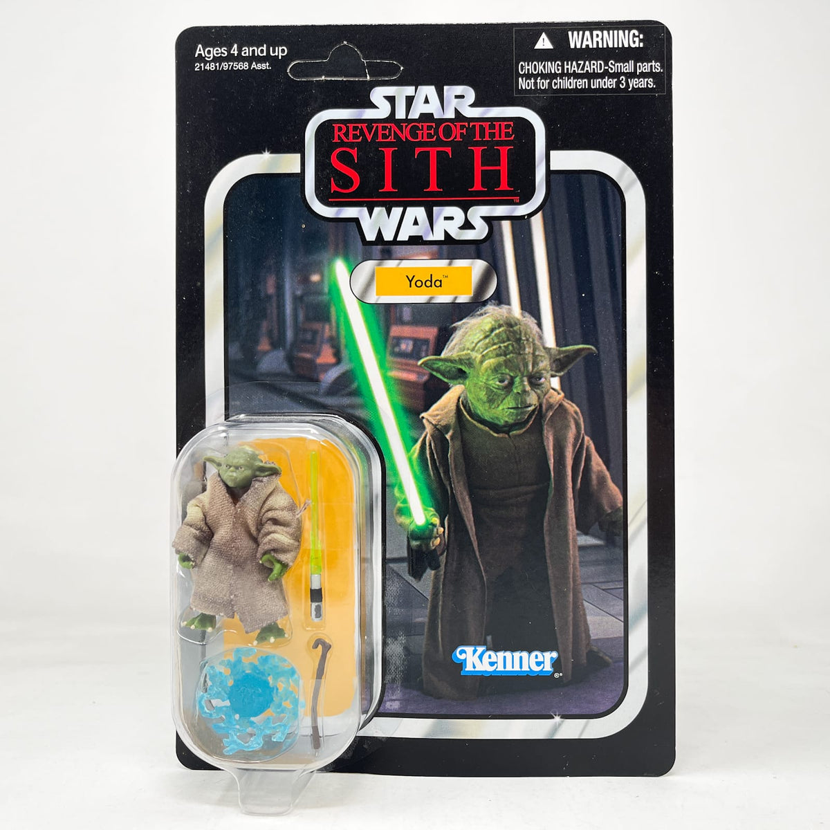 Vintage Hasbro Star Wars Vintage Collection Carded VC020 Yoda (Revenge of the Sith) - The Vintage Collection