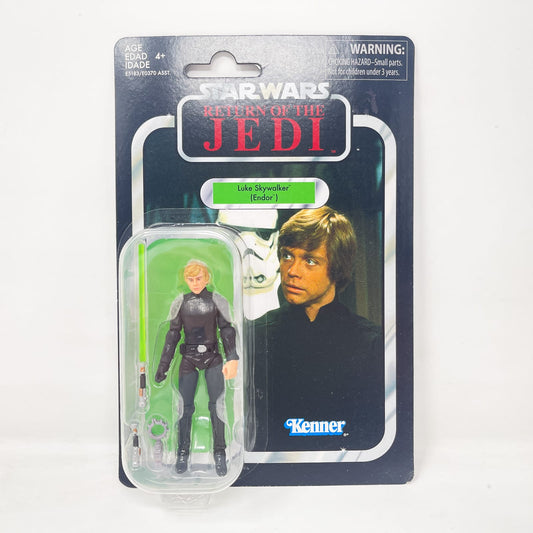 Vintage Hasbro Star Wars Vintage Collection Carded VC023 Luke Skywalker (Endor) - Canadian (Return of the Jedi) 2019  - The Vintage Collection (Copy)