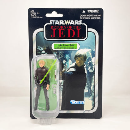 Vintage Hasbro Star Wars Vintage Collection Carded VC023 Luke Skywalker (Jedi Knight Outfit) Canadian Cardback  - The Vintage Collection