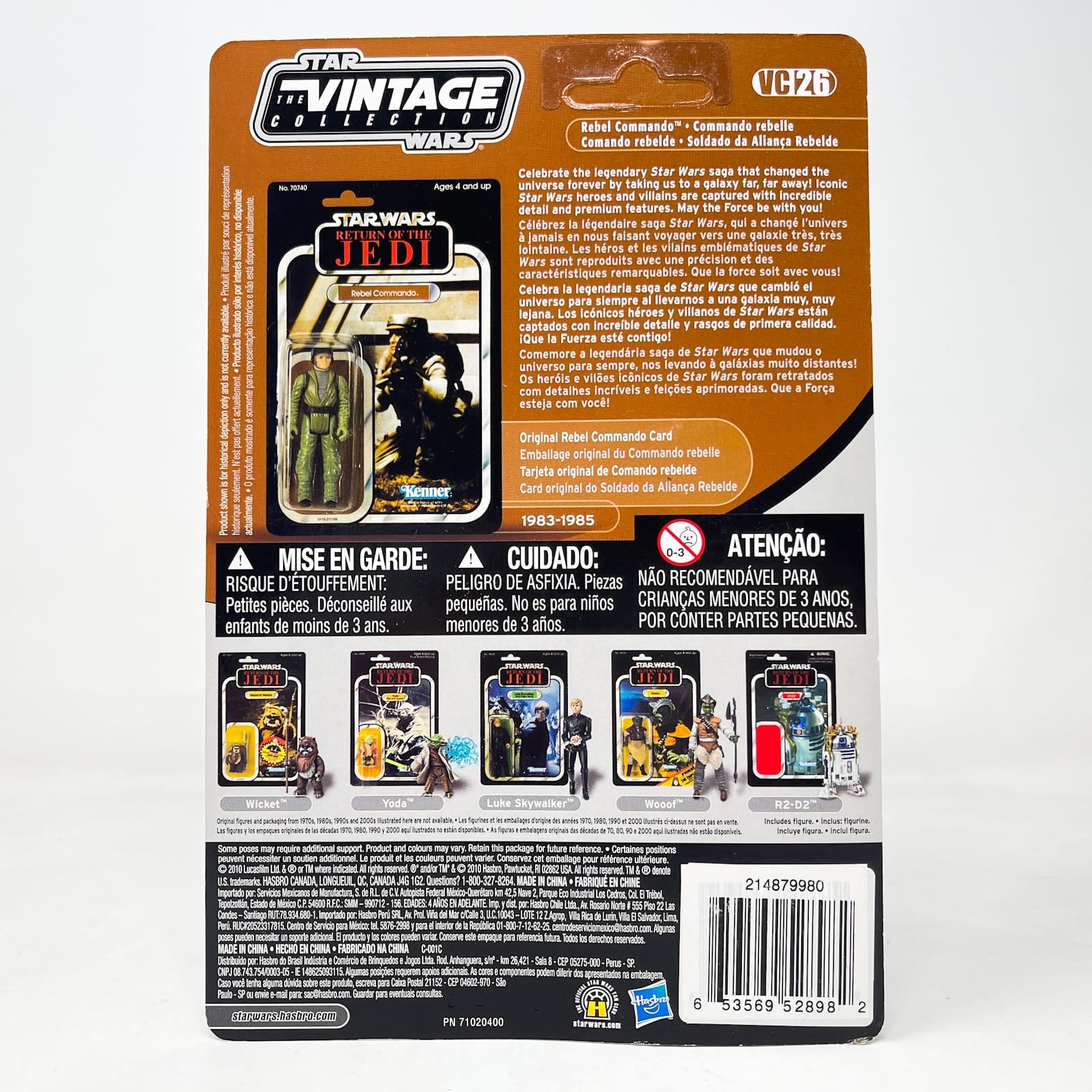 Vintage Hasbro Star Wars Vintage Collection Carded VC026 Rebel Commando (2010) Canadian Fett Offer - The Vintage Collection