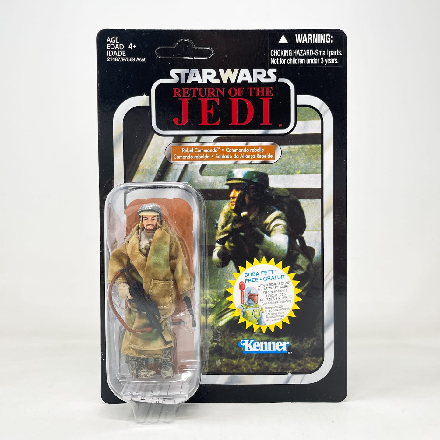 Vintage Hasbro Star Wars Vintage Collection Carded VC026 Rebel Commando (2010) Canadian Fett Offer - The Vintage Collection