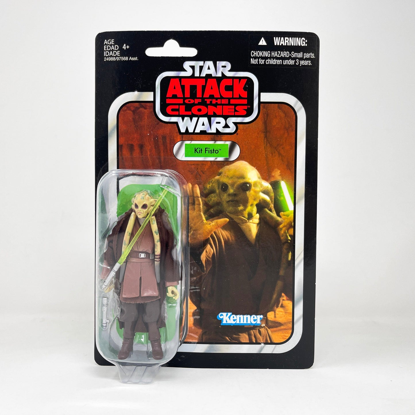 Vintage Hasbro Star Wars Vintage Collection Carded VC029 Kit Fisto - AOTC (2010) Canadian Offerless - The Vintage Collection