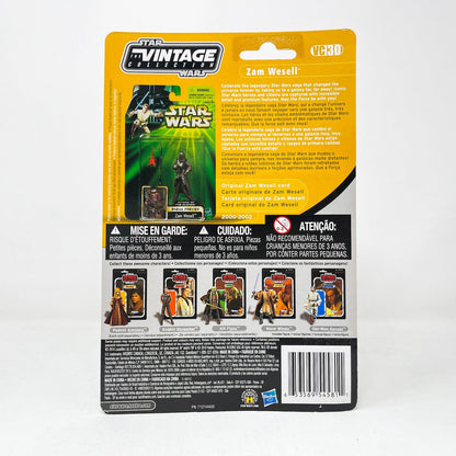 Vintage Hasbro Star Wars Vintage Collection Carded VC030 Zam Wesell - AOTC (2010) - Canadian Offerless - The Vintage Collection