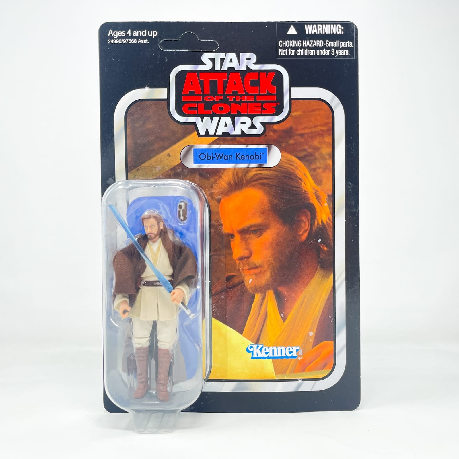 Vintage Hasbro Star Wars Vintage Collection Carded VC031 Obi Wan Kenobi (ATOC) 2010 - The Vintage Collection