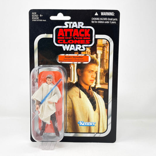 Vintage Hasbro Star Wars Vintage Collection Carded VC032 Anakin Skywalker - Peasant Disguise (2010) Canadian Offerless - The Vintage Collection Hasbro Star Wars