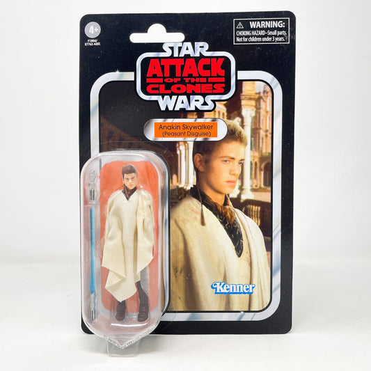Vintage Hasbro Star Wars Vintage Collection Carded VC032 Anakin Skywalker - Peasant Disguise (2021) - The Vintage Collection Hasbro Star Wars