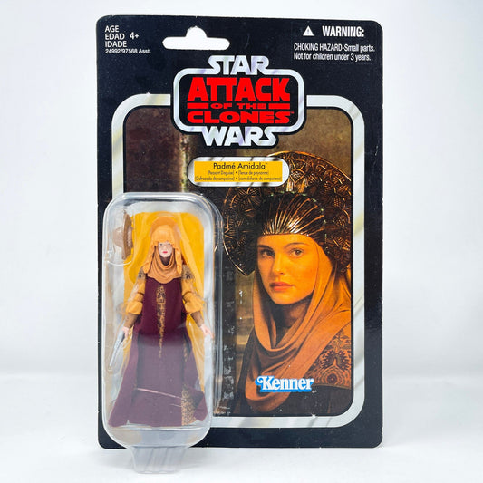 Vintage Hasbro Star Wars Vintage Collection Carded VC033 Padme Amidala - Peasant Disguise (2010) Canadian Offerless - The Vintage Collection Hasbro Star Wars