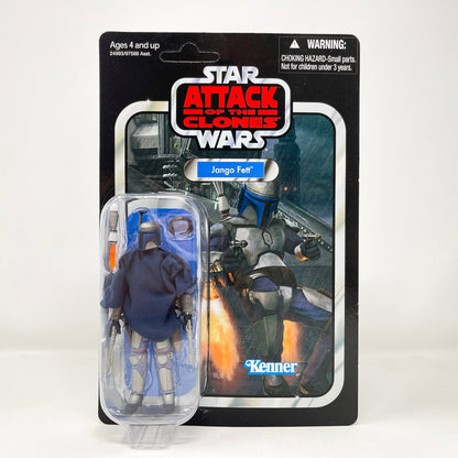 Vintage Hasbro Star Wars Vintage Collection Carded VC034 Jango Fett - ATOC (2011) Unpunched - The Vintage Collection Hasbro Star Wars
