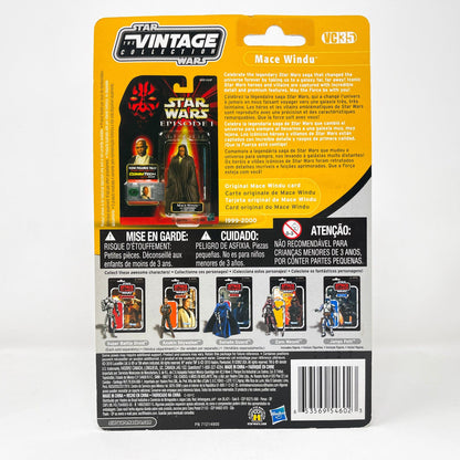 Vintage Hasbro Star Wars Vintage Collection Carded VC035 Mace Windu - AOTC (2010) Canadian Offerless - The Vintage Collection