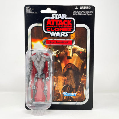 Vintage Hasbro Star Wars Vintage Collection Carded VC037 Super Battle Droid - AOTC (2010) Canadian Offerless - The Vintage Collection